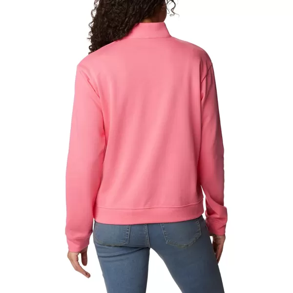 Columbia Womens Trek French Terry Half ZipCamellia Rose