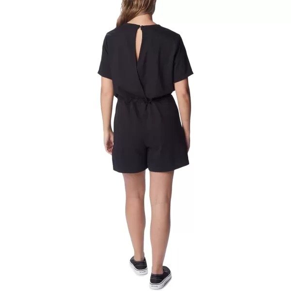 Columbia Womens Trek French Terry RomperBlack
