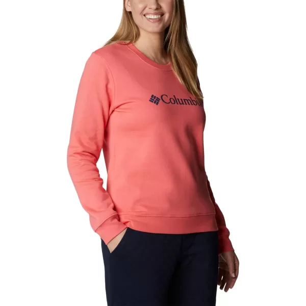 Columbia Womens Trek Graphic CrewBlush PinkColumbia Gem