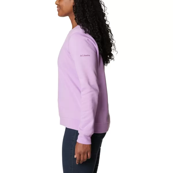 Columbia Womens Trek Graphic CrewPurple