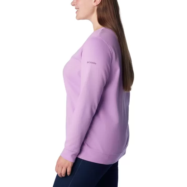 Columbia Womens Trek Graphic CrewPurple