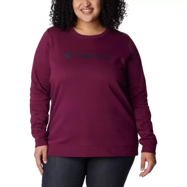 Columbia Womens Trek Graphic CrewRed