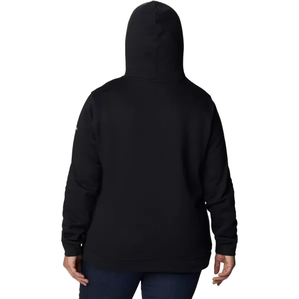 Columbia Womens Trek Graphic HoodieBlackScript Logo