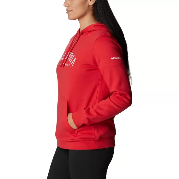 Columbia Womens Trek Graphic HoodieRed LilyCsc Collegiate