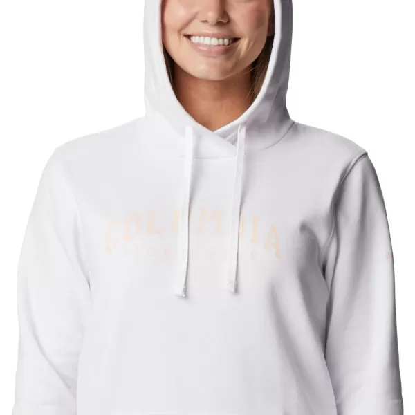 Columbia Womens Trek Graphic HoodieWhiteCsc Collegiate