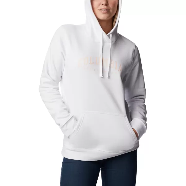 Columbia Womens Trek Graphic HoodieWhiteCsc Collegiate