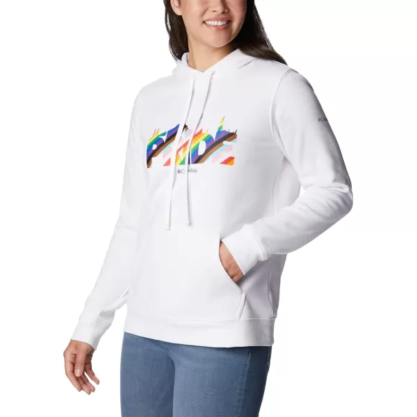 Columbia Womens Trek Graphic HoodieWhiteOutdoorsy Pride