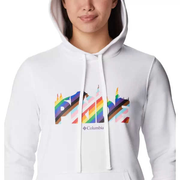 Columbia Womens Trek Graphic HoodieWhiteOutdoorsy Pride