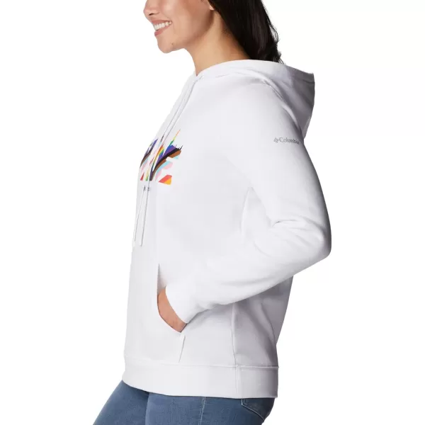 Columbia Womens Trek Graphic HoodieWhiteOutdoorsy Pride