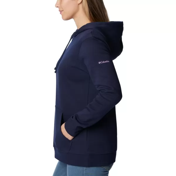 Columbia Womens Trek Graphic Treatment HoodieDark NocturnalGumdrop Logo