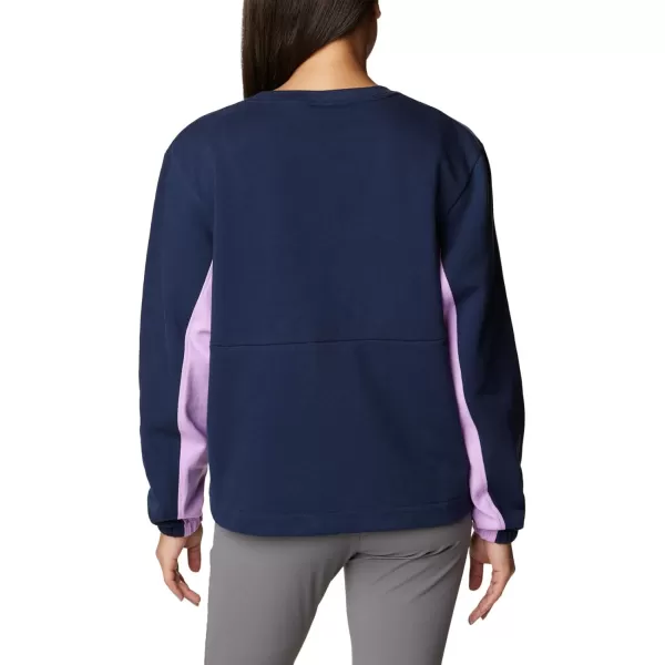 Columbia Womens Trek II Colorblock CrewCollegiate Navy Gumdrop