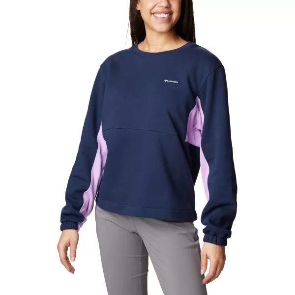 Columbia Womens Trek II Colorblock CrewCollegiate Navy Gumdrop