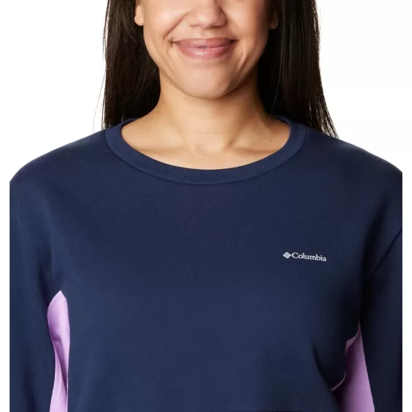 Columbia Womens Trek II Colorblock CrewCollegiate Navy Gumdrop