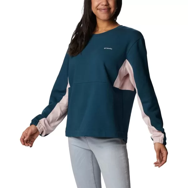 Columbia Womens Trek II Colorblock CrewNight Wave Dusty Pink