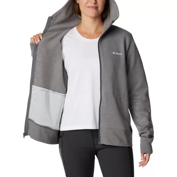 Columbia Womens Trek Ii Graphic Full ZipCity Grey Heather