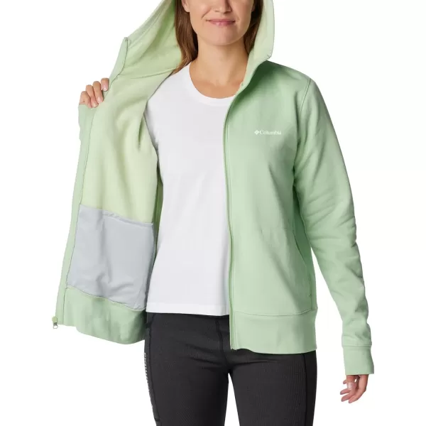 Columbia Womens Trek Ii Graphic Full ZipSage Leaf