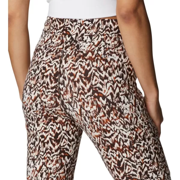 Columbia Womens Trek LeggingWarm Copper Terrain Print