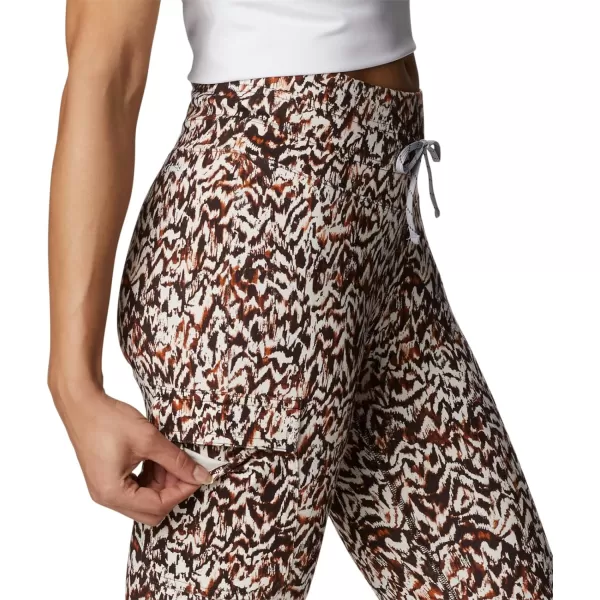 Columbia Womens Trek LeggingWarm Copper Terrain Print