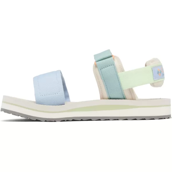 Columbia Womens Via Sport SandalDark StoneApricot Fizz