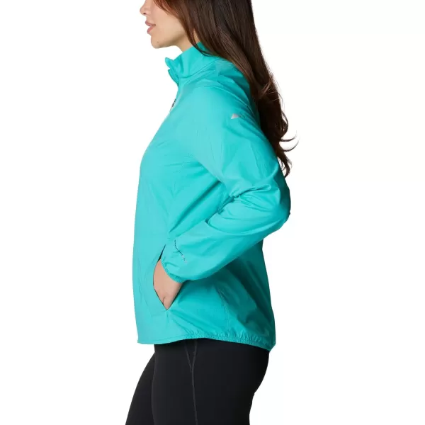 Columbia Womens W Endless Trail Wind ShellBright Aqua