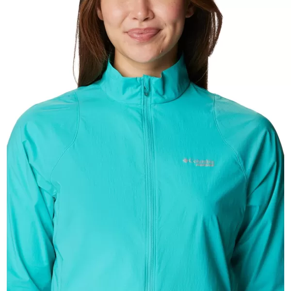 Columbia Womens W Endless Trail Wind ShellBright Aqua