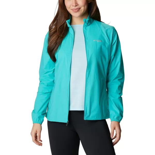 Columbia Womens W Endless Trail Wind ShellBright Aqua