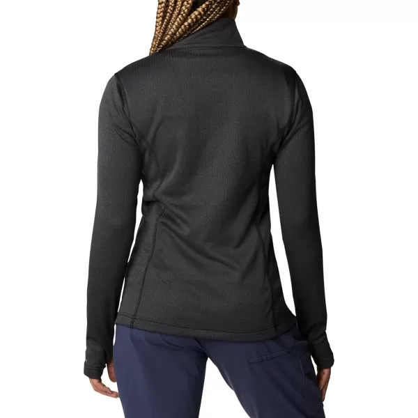 Columbia Womens W Park View Grid Fleece Full ZipBlack Heather