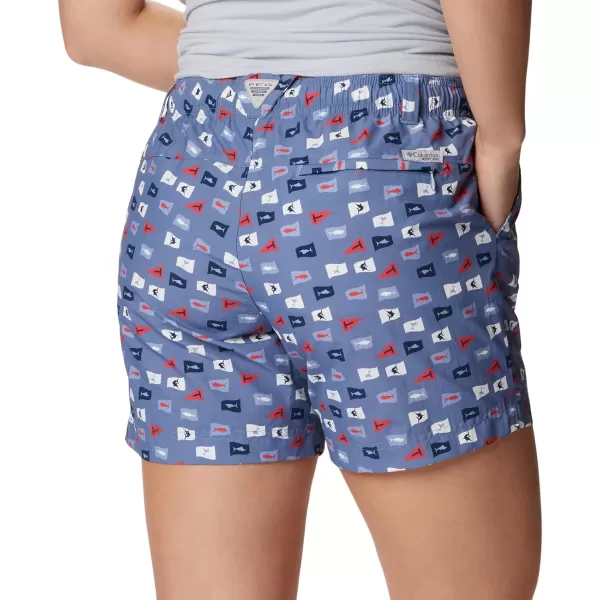 Columbia Womens W Super Backcast Water ShortBluestoneFlags Up