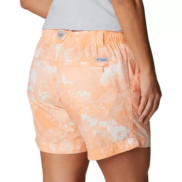 Columbia Womens W Super Backcast Water ShortBright NectarFoamfloral Print