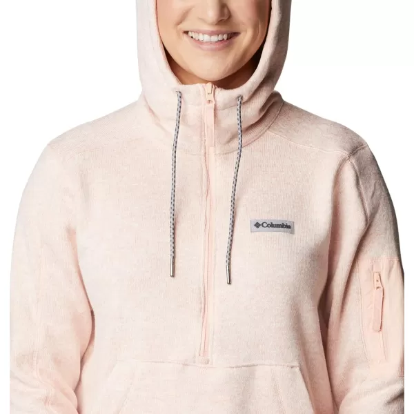 Columbia Womens W Sweater Weather Hooded PulloverPeach Blossom Heather