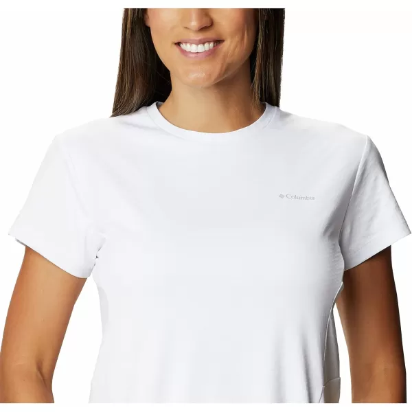 Columbia Womens W Zero Ice CirroCool Ss ShirtWhite