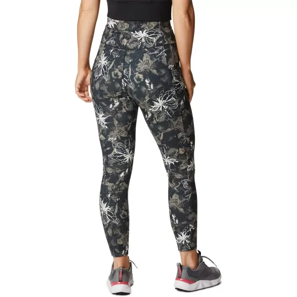 Columbia Womens Weekend Adventure 78 LeggingBlack Aurelian Print