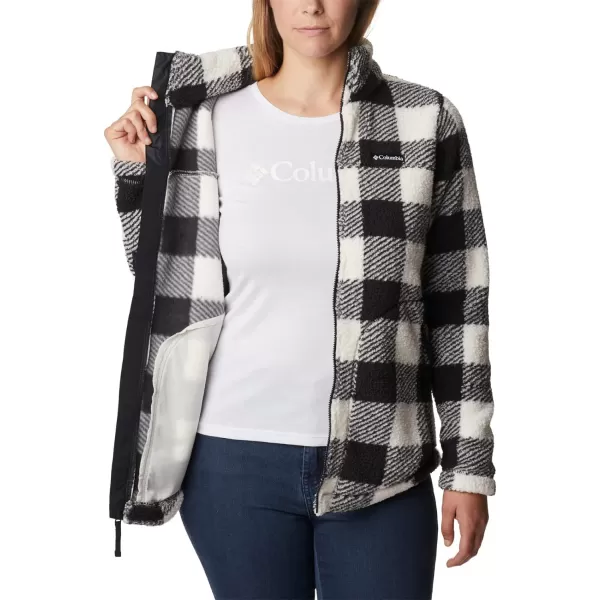 Columbia Womens West Bend Full ZipChalk Check Print