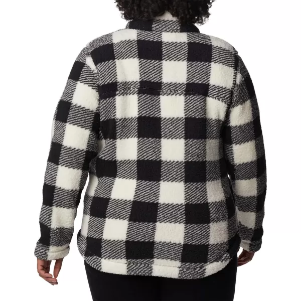 Columbia Womens West Bend Full ZipChalk Check Print