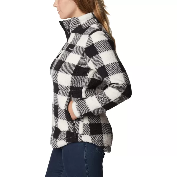 Columbia Womens West Bend Full ZipChalk Check Print