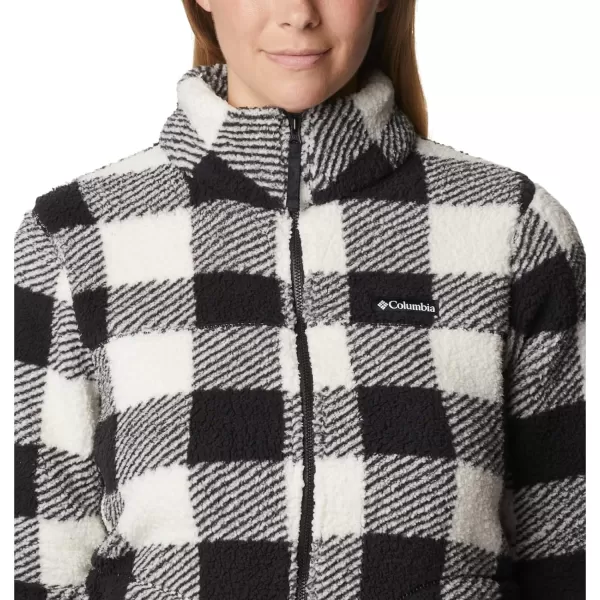 Columbia Womens West Bend Full ZipChalk Check Print