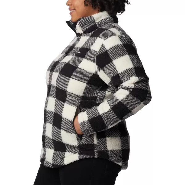 Columbia Womens West Bend Full ZipChalk Check Print