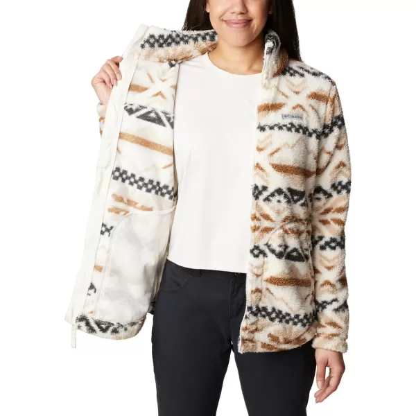 Columbia Womens West Bend Full ZipChalk Checkered Peaks