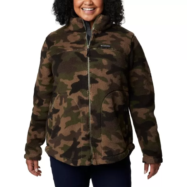 Columbia Womens West Bend Full ZipCypress Trad Camo