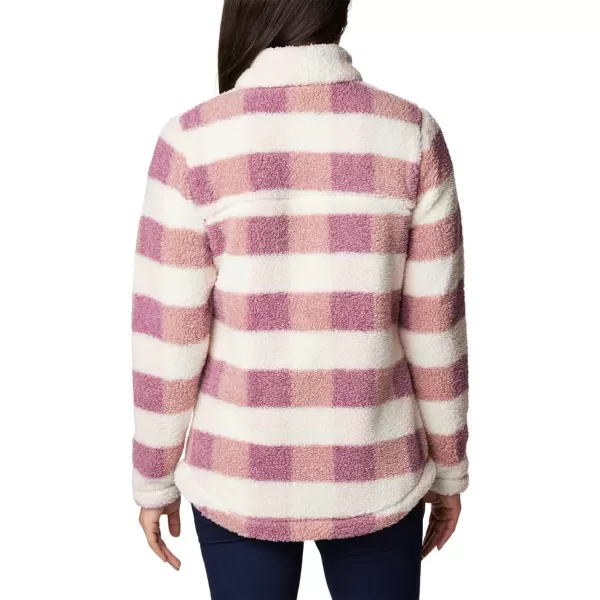 Columbia Womens West Bend Full ZipDusty Pink Multi Check