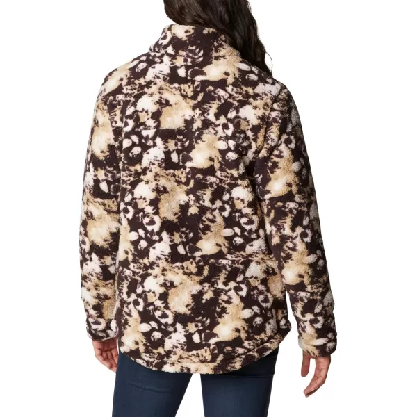 Columbia Womens West Bend Full ZipNew Cinder Solarized Print