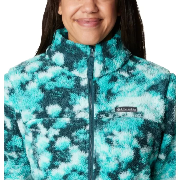 Columbia Womens West Bend Full ZipNight Wave Iceblooms