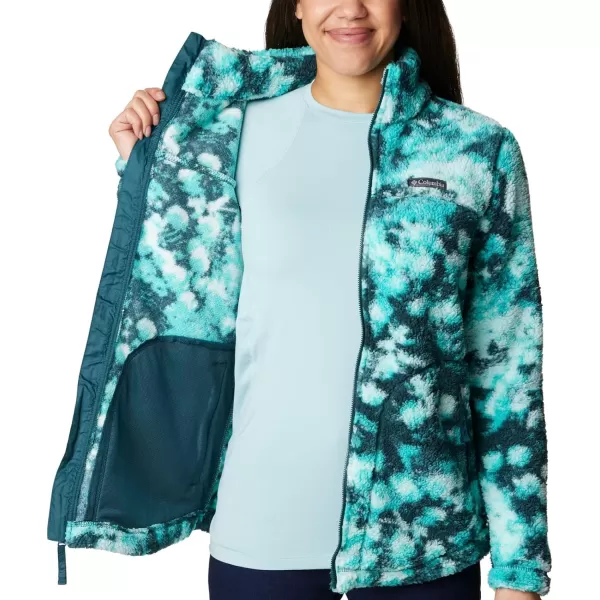 Columbia Womens West Bend Full ZipNight Wave Iceblooms