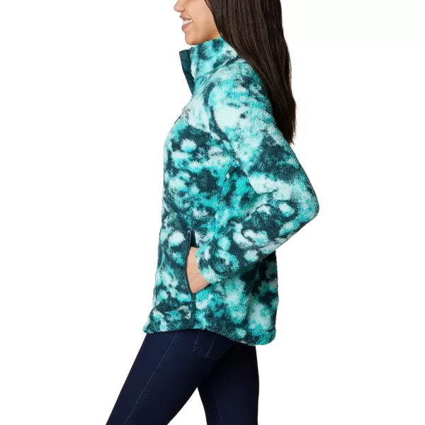 Columbia Womens West Bend Full ZipNight Wave Iceblooms