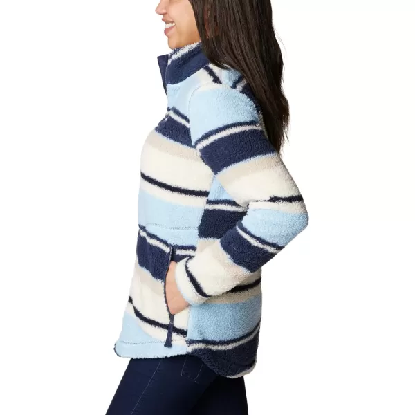 Columbia Womens West Bend Full ZipNocturnal Serendipity Stripe