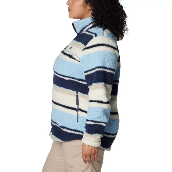 Columbia Womens West Bend Full ZipNocturnal Serendipity Stripe