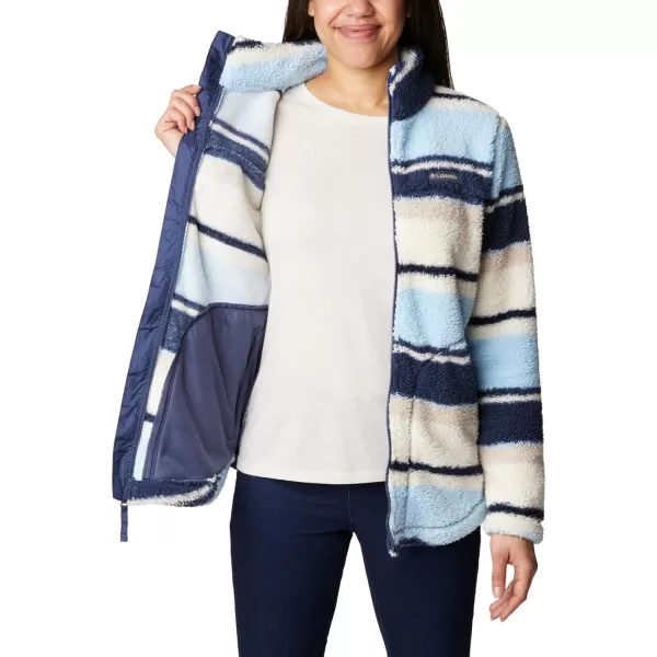 Columbia Womens West Bend Full ZipNocturnal Serendipity Stripe