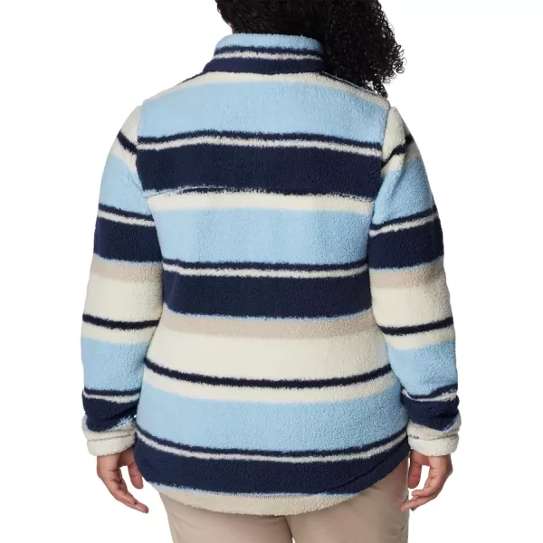 Columbia Womens West Bend Full ZipNocturnal Serendipity Stripe