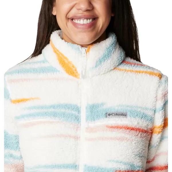 Columbia Womens West Bend Full ZipSea Salt Skyscape