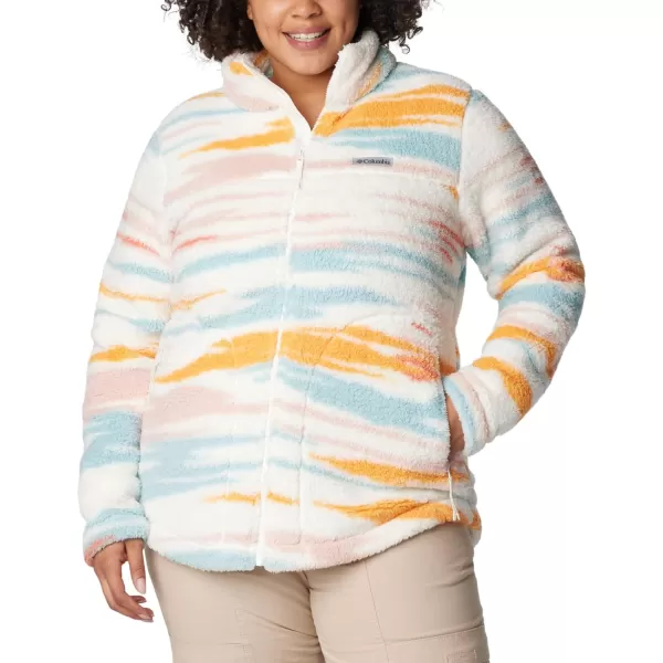 Columbia Womens West Bend Full ZipSea Salt Skyscape